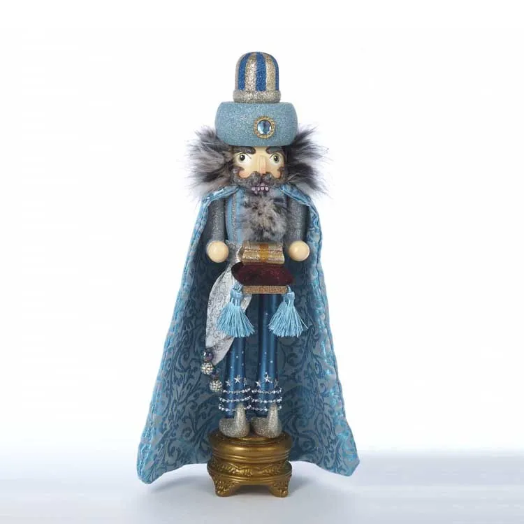 18" Hollywood Turquoise King Nutcracker