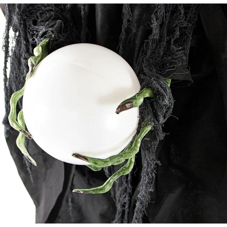 78" Life-Size Animatronic Wicked Witch with LED Crystal Ball