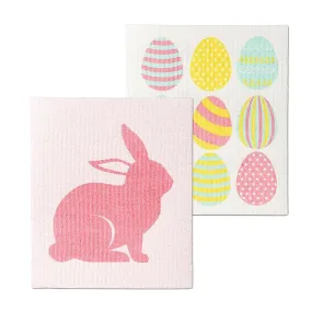 Abbott Easter Egg & Bunny Dishcloths, Set of 2