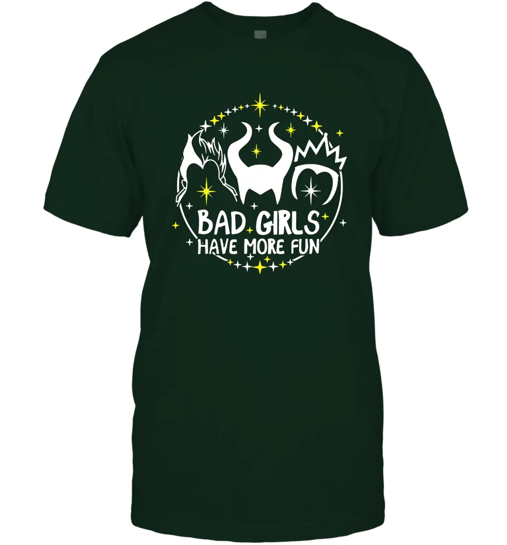 Bad Girls Have More Fun Halloween Maleficent Witch Costume Men's T-Shirt