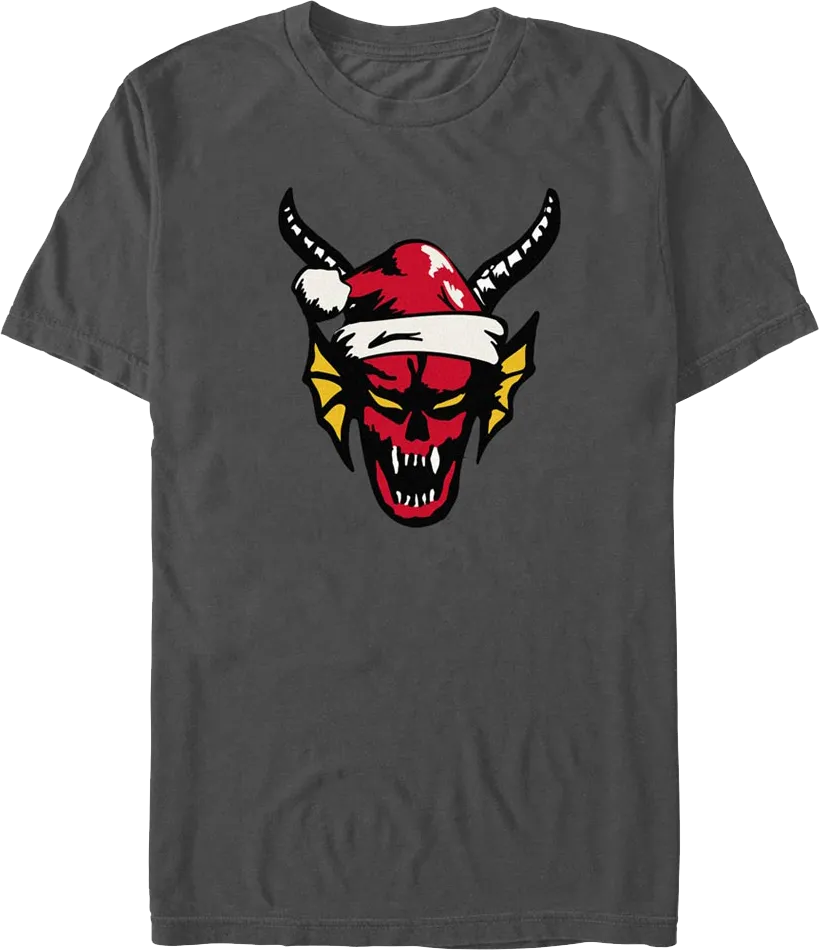 Hellfire Club Santa Claus Hat Stranger Things T-Shirt