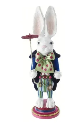 Kurt Adler 18" Hollywood Nutcrackers™ White Rabbit Nutcracker