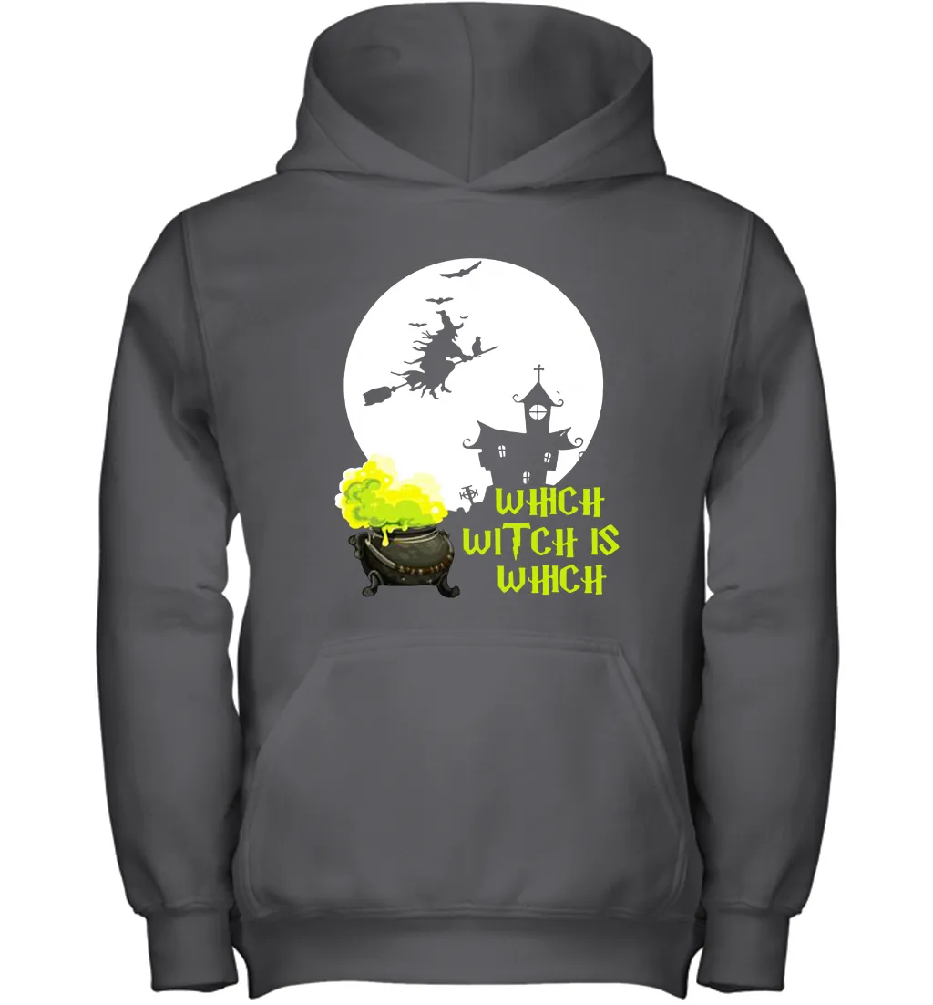 Which Witch Is Witches Halloween Costume Halloween Witches Teacher Youth Hoodie